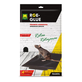 Massó Trampa Adhesiva para Ratones y Ratas Blister 4 Unidades 21 x 35 cm