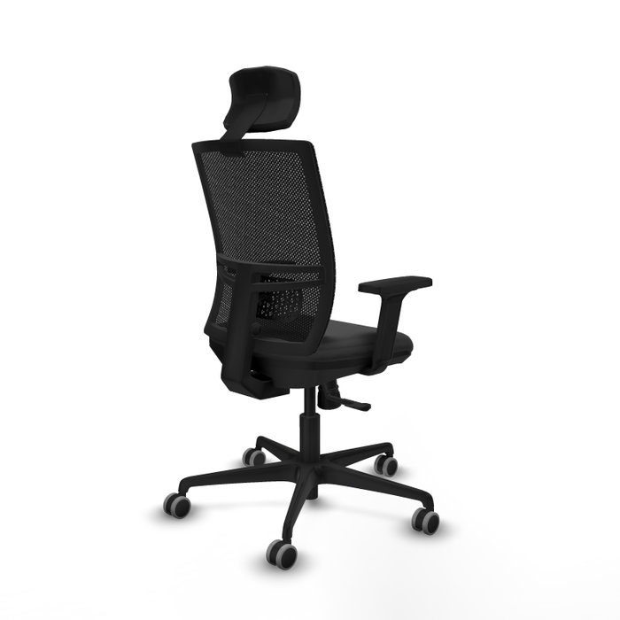 PIQUERAS Y CRESPO Silla de oficina Yunquera con mecanismo Sincro, Gris oscuro y Negro PIQUERAS Y CRESPO Silla de oficina Yunquera con mecanismo Sincro, Gris oscuro y Negro