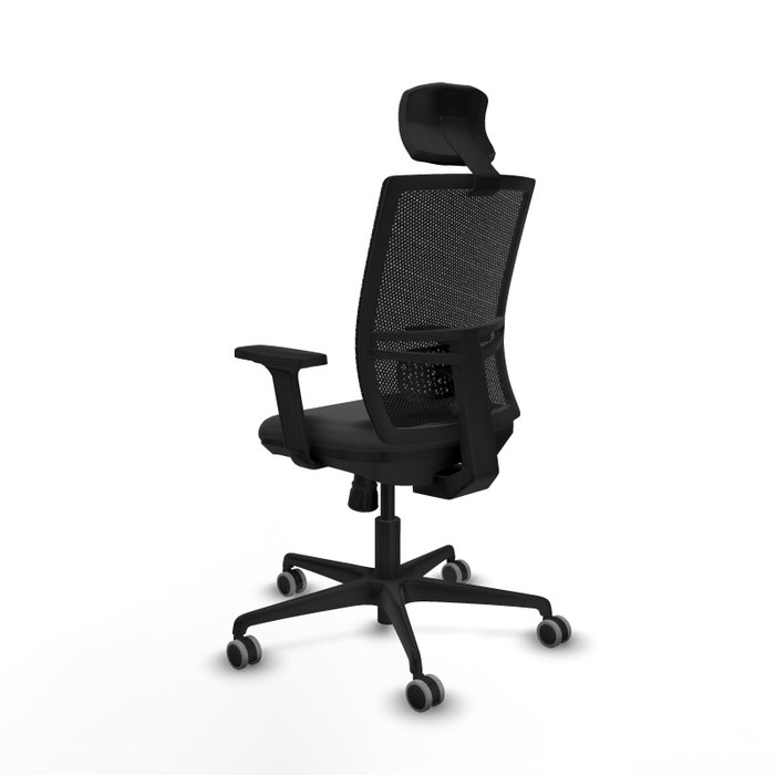 PIQUERAS Y CRESPO Silla de oficina Yunquera con mecanismo Sincro, Gris oscuro y Negro PIQUERAS Y CRESPO Silla de oficina Yunquera con mecanismo Sincro, Gris oscuro y Negro