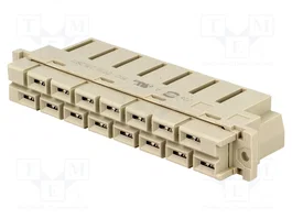 HARTING Conector DIN 41612 hembra de 15 pines recto 15A