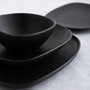 Bidasoa Bol Irregular Porcelana Fosil Negro 14x13,9x6,8 cm