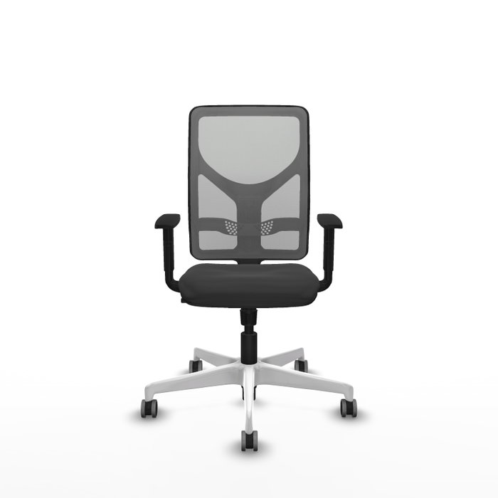 PIQUERAS Y CRESPO Silla de oficina Motilla con mecanismo Sincro, Gris