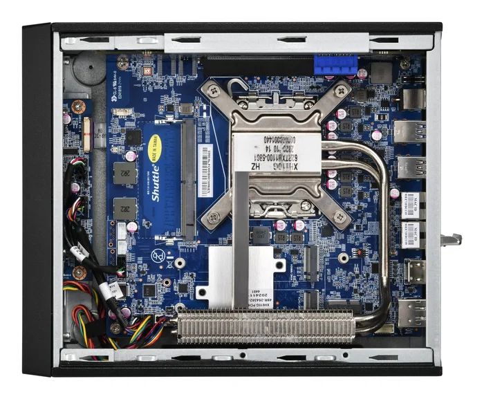 Shuttle XB860G2 Carcasa PC Slim 3.5L Negra - Intel B860 Chipset, Socket LGA 1851, Soporte DDR5-SDRAM y SSD M.2 PCIe NVMe
