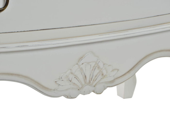DKD Home Decor Cómoda de Madera Versalles3 Blanco Natural