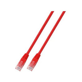 EFB Elektronik Patchkabel RJ45 Cat6 U/UTP Rojo 0,25m