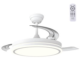 GreenIce Deco Ventilador de techo Martina Blanco con Luz LED 48W