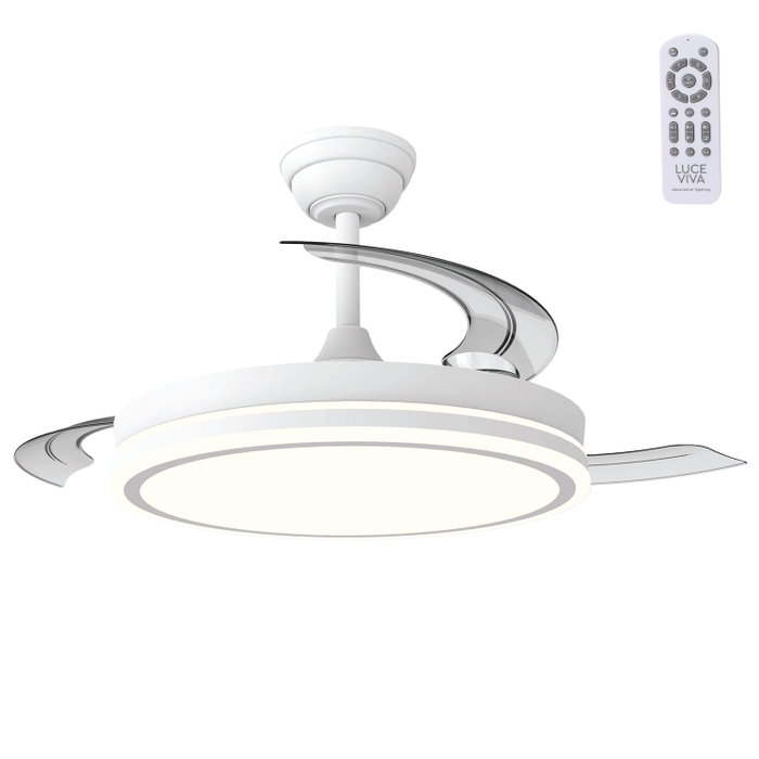 GreenIce Martina Ventilador de Techo DC Blanco con Luz LED 48W