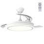 GreenIce Martina Ventilador de Techo DC Blanco con Luz LED 48W
