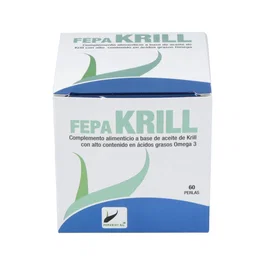 Fepadiet Fepa-Krill Aceite de Krill 500mg 60 Perlas - Omega 3, EPA, DHA para Apoyo Cardiovascular y Cognitivo