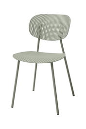 DKD Home Decor Silla PP Metal Verde Apilable