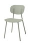 DKD Home Decor Silla PP Metal Verde Apilable