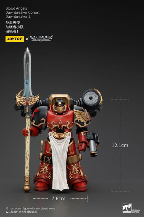 Warhammer The Horus Heresy Figura 1/18 Blood Angels Dawnbreaker Cohort Dawnbreaker 1 13 cm