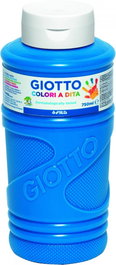 GIOTTO Bote de pintura de dedos 750 ml Azul cyan