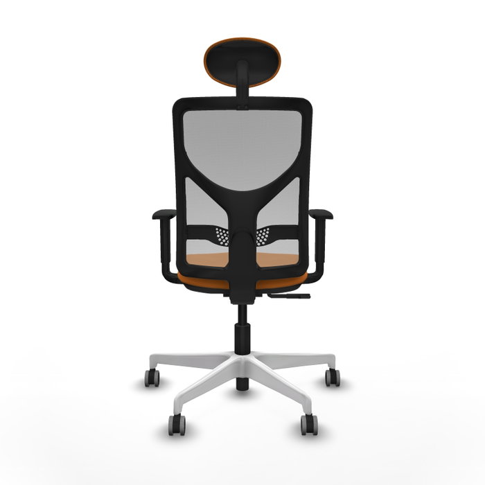 PIQUERAS Y CRESPO Silla de oficina Motilla con mecanismo Sincro, Naranja y Gris PIQUERAS Y CRESPO Silla de oficina Motilla con mecanismo Sincro, Naranja y Gris