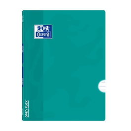 Libreta Grapada Oxford School Openflex A4 48H Pauta 3,5 Aqua (Set de 10)