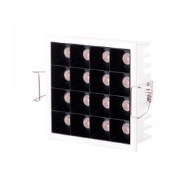 Downlight LED Rectangular PRO SMD3030 18W 1079Lm 2700K Blanco Cálido