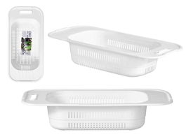 Kinvara Escurridor Fregadero Blanco 47 cm (Ancho) x 22 cm (Largo) x 9.5 cm (Alto) de Plástico (Set de 24)