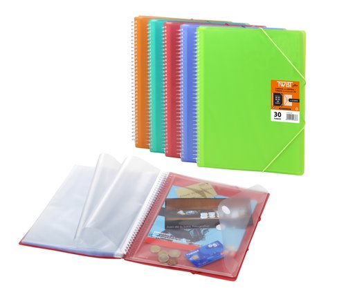 Carpeta Fundas (Tarifario) Olef Twist Pp Flexible A4 40 F. Verde Carpeta Fundas (Tarifario) Olef Twist Pp Flexible A4 40 F. Verde