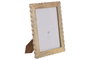 DKD Home Decor Marco de Foto Colonial Natural Mango y Cristal 15x20 cm