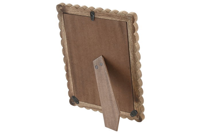 DKD Home Decor Marco de Foto Colonial Natural Mango y Cristal 15x20 cm