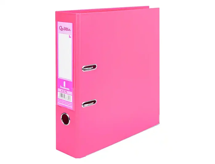 Liderpapel Archivador de Palanca A4 Rosa 75 mm Liderpapel Archivador de Palanca A4 Rosa 75 mm