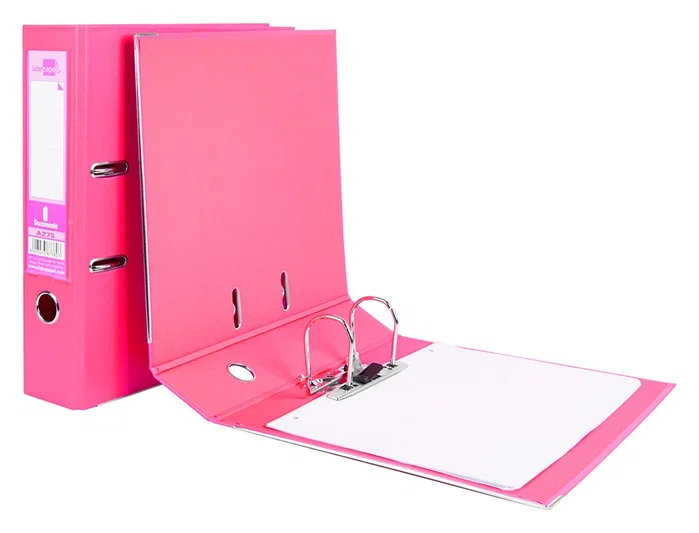 Liderpapel Archivador de Palanca A4 Rosa 75 mm