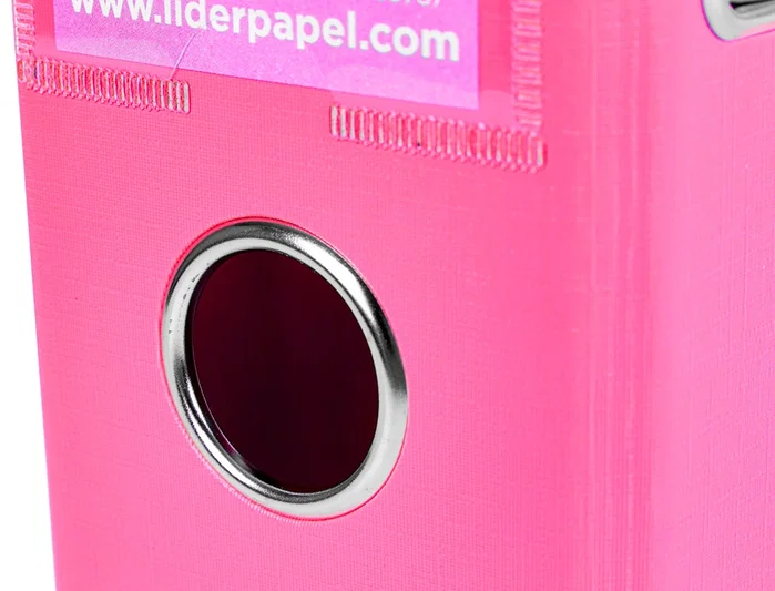Liderpapel Archivador de Palanca A4 Rosa 75 mm