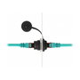 DeLOCK Módulo Keystone RJ45 Cat.6 con tapa protectora IP67 Negro