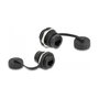 DeLOCK Módulo Keystone RJ45 Cat.6 con tapa protectora IP67 Negro