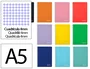 Liderpapel Cuaderno espiral A5 Witty tapa dura 80h 90gr cuadro 4mm colores surtidos