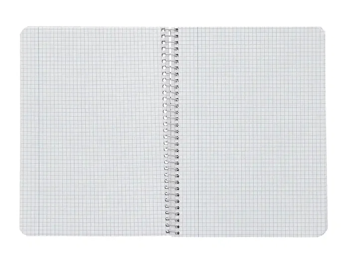 Liderpapel Cuaderno espiral A5 Witty tapa dura 80h 90gr cuadro 4mm colores surtidos