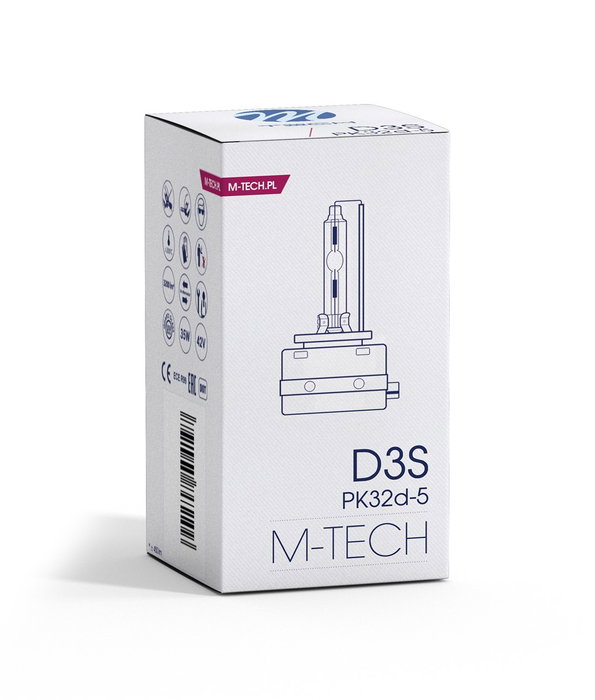 M-Tech Lámpara Xenón M-TECH BASIC D3S 6000K