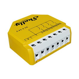 Shelly Wave i4 DC Interruptor Inteligente Z-Wave Inalambrico Amarillo 5-24V DC 40m Interior