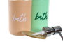 DKD Home Decor Vaso PP Bambú Bath rosa verde Surtido