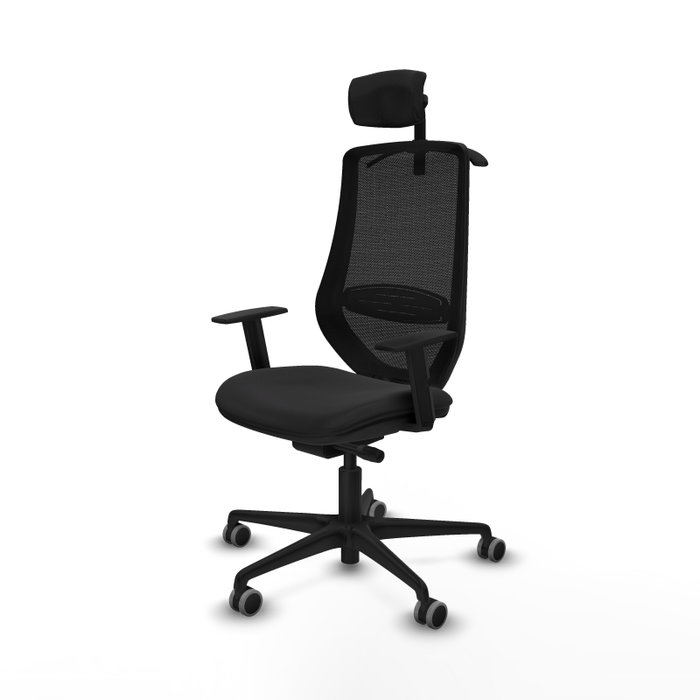 PIQUERAS Y CRESPO Silla de oficina Mardos con Mecanismo Sincro/Traslack Negro