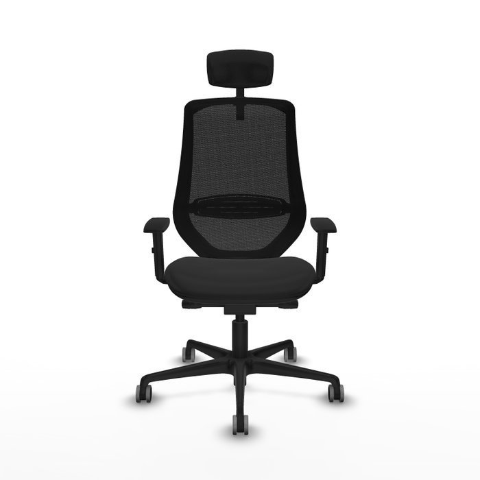 PIQUERAS Y CRESPO Silla de oficina Mardos con Mecanismo Sincro/Traslack Negro