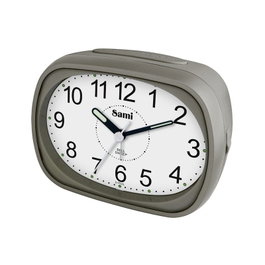 SAMI Despertador Sami Mediano Oval LED Silencioso con Campana Azul