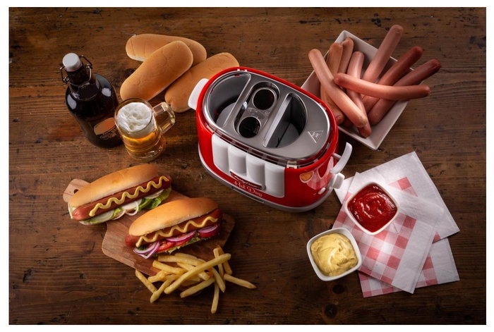 Ariete Máquina de Hot Dog Party Time Roja