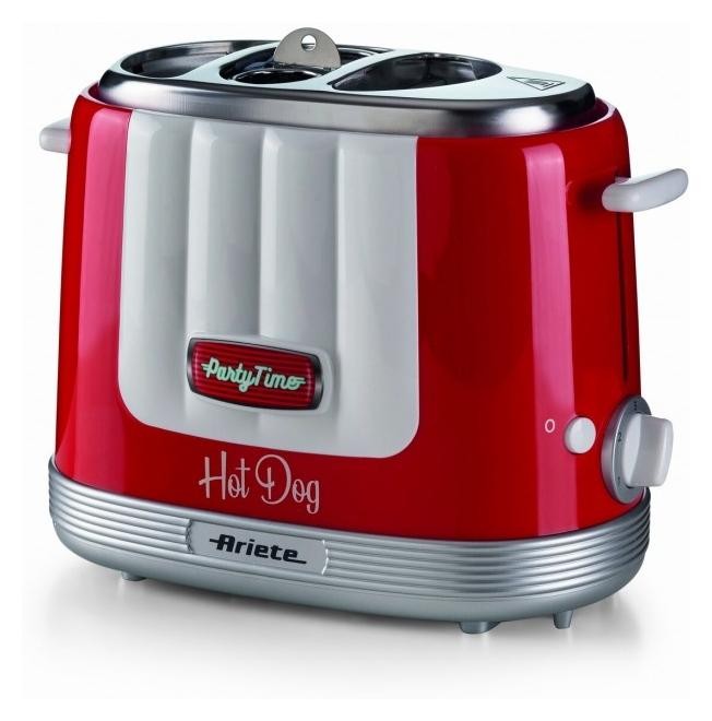 Ariete Máquina de Hot Dog Party Time Roja