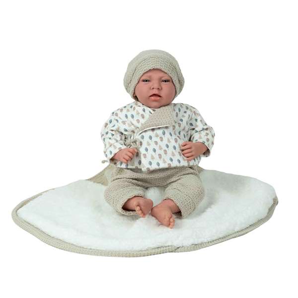 Muñecas Arias Dafne - Muñeca Elegance con peso, 40 cm, color beige incluye manta (Para 3 a 99 años) Muñecas Arias Dafne - Muñeca Elegance con peso, 40 cm, color beige incluye manta (Para 3 a 99 años)