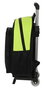 Safta Mochila 006+Carro 705 Real Betis Balompié Negra y Verde Lima 28x34x10cm
