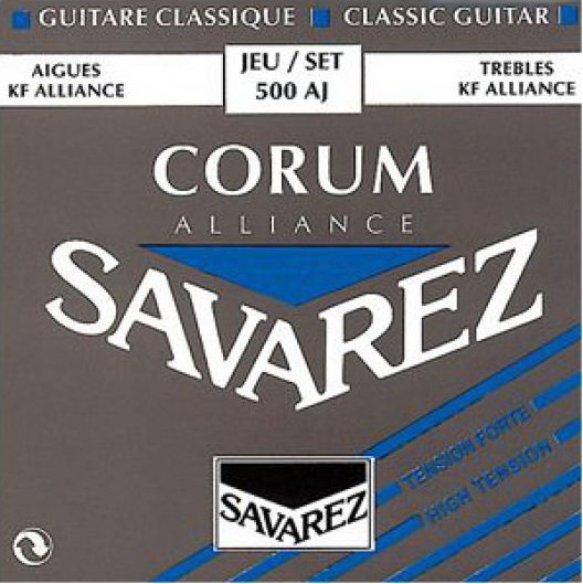 Juego de Cuerdas Savarez para Guitarra Clásica Alliance Corum Azul Juego de Cuerdas Savarez para Guitarra Clásica Alliance Corum Azul