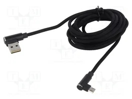 SAVIO Cable USB 2.0 de 2m con acabado textil
