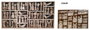 DKD Home Decor Decoración de pared Teca Tribu Blanco
