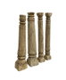 DKD Home Decor Columna de Teca Natural 23x23x149 cm