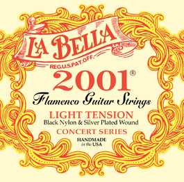 La Bella Juego de Cuerdas 2001 para Clásica Tensión Ligera