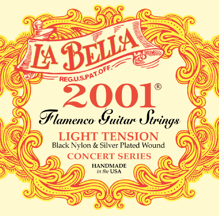 La Bella Juego de Cuerdas 2001 para Clásica Tensión Ligera La Bella Juego de Cuerdas 2001 para Clásica Tensión Ligera