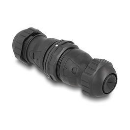 DeLOCK Conector de cable LSA a LSA Cat.6A IP68 Negro