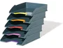 Durable Bandeja de sobremesa Varicolor Antracita/Multicolor Pack de 5