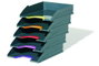 Durable Bandeja de sobremesa Varicolor Antracita/Multicolor Pack de 5